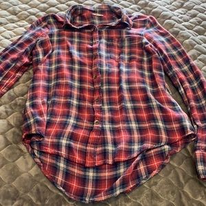 Women’s Aeropostale Flannel Shirt Size L Large
